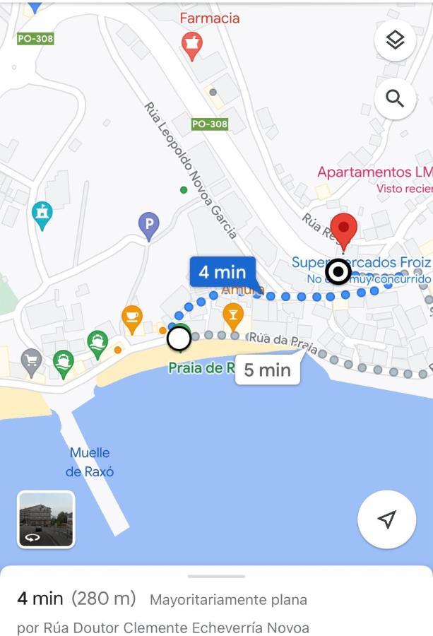 Apartamento Lb, Vistas A La Ria Raxo Exterior foto