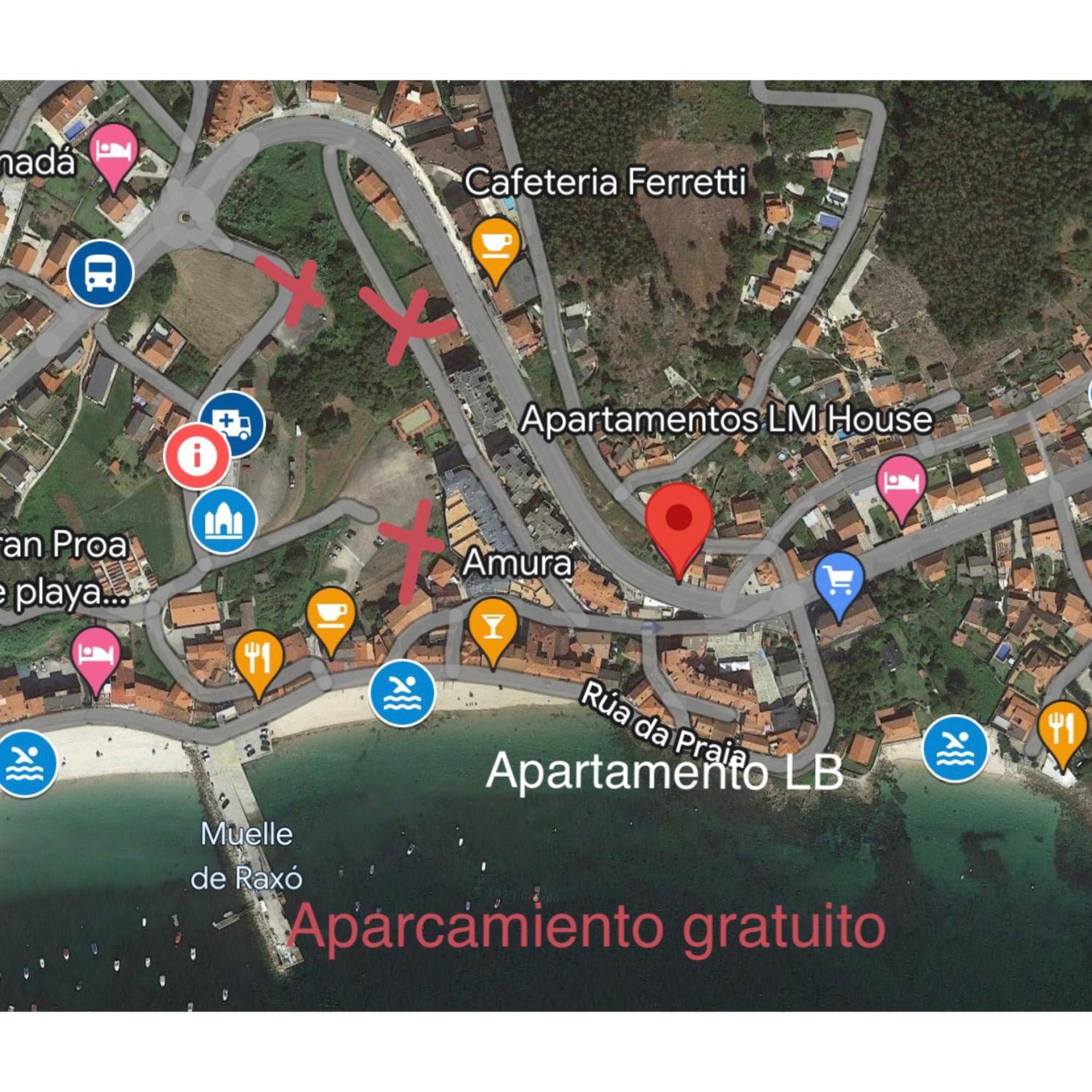 Apartamento Lb, Vistas A La Ria Raxo Exterior foto
